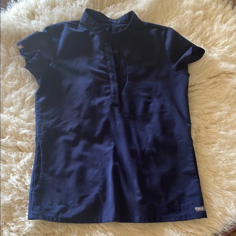 Figs Pali scrub top, XS, navy